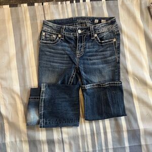 Miss me denim bootleg jeans size 27x31.5 womens